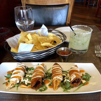 Tequila Escape - Ridgefield - Buffalo Chicken Flautas and jalapeño cucumber margarita - Latin American Near Me - Ridgefield, Connecticut Tequila Escape - Ridgefield - Buffalo Chicken Flautas and jalapeño cucumber margarita - Latin American Near Me - Ridgefield, Connecticut