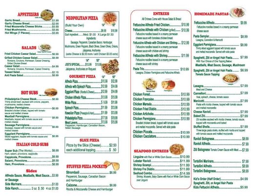 Menu photo 4 NY Joe's Pasta and Pizza Crowley, TX
