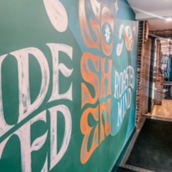 Goshen Coffee Roasters - Who doesn't love a mural? - Coffee & Tea Near Me - St. Louis, Missouri