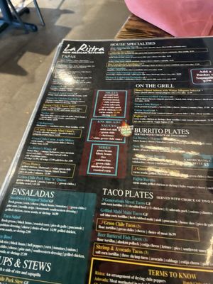 Menu photo 1 La Ristra New Mexican Kitchen Chandler, AZ Menu photo 1 La Ristra New Mexican Kitchen Chandler, AZ