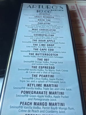 Menu photo 3 Arturo's Tavern Mahopac, NY