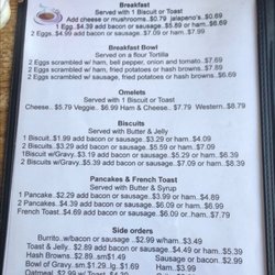Jims Place - Menu