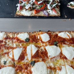 Lavish flat bread Mozz & Moroccan Chicken