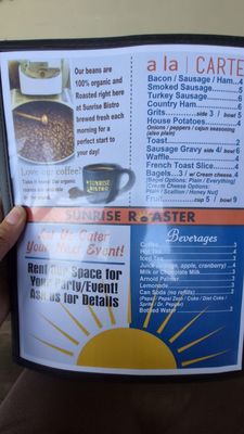 Menu photo 4 Sunrise Bistro Beech Island, SC