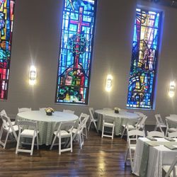 Chatelet by Bluelofts - The BEAUTIFUL stain glass windows are on both sides of the room