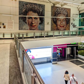 Gatwick Airport - Collage of pictures that create giant image of Queen - Airports Near Me - Gatwick, SRY Gatwick Airport - Collage of pictures that create giant image of Queen - Airports Near Me - Gatwick, SRY
