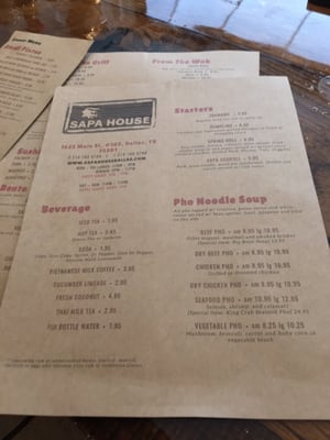 Menu photo 5 Sapa House Dallas, TX