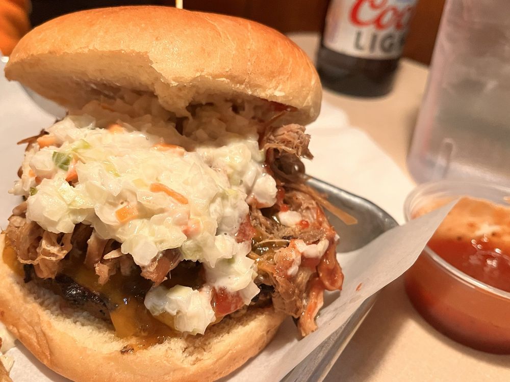 Food from Smoke BBQ Grill