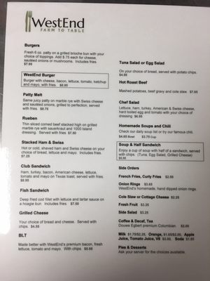 Menu photo 6 WestEnd Farm to Table Jackson, MI Menu photo 6 WestEnd Farm to Table Jackson, MI