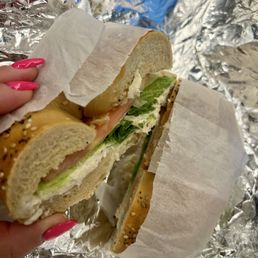 Grilled Bagel Sandwiches