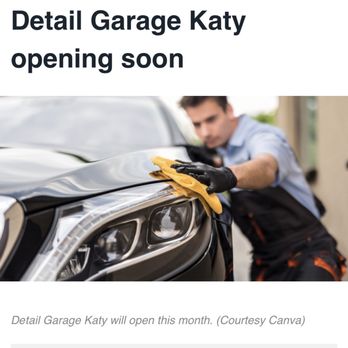 City of Katy - The grand opening of Detail Garage Katy will take place March 26 at 829 S. Mason Road, Ste. 260, Katy. 3.10.22 - Public Services & Government Near Me - Katy, Texas City of Katy - The grand opening of Detail Garage Katy will take place March 26 at 829 S. Mason Road, Ste. 260, Katy. 3.10.22 - Public Services & Government Near Me - Katy, Texas
