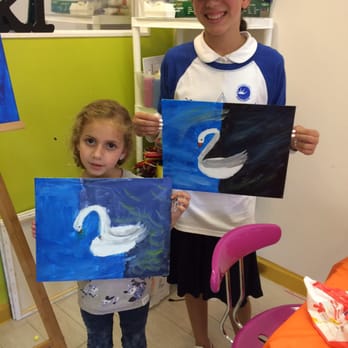 Infinite Colors Art Studio - Swan lake - Paint & Sip Near Me