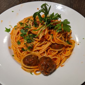 Bo Tree Plant-Based Cuisine - Spaghetti meatballs - Vegan Near Me - Markham, Ontario