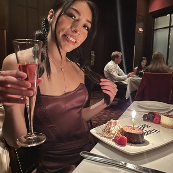 The Capital Grille - Birthday dessert - Steakhouses Near Me - Baltimore, Maryland The Capital Grille - Birthday dessert - Steakhouses Near Me - Baltimore, Maryland