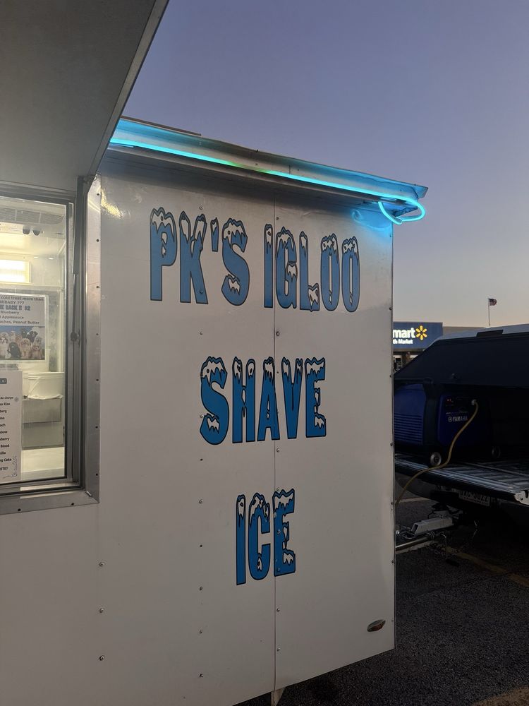 PK's Igloo Shave Ice Logo