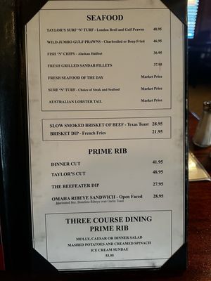 Menu photo 8 Taylor's Steakhouse La Canada, CA Menu photo 8 Taylor's Steakhouse La Canada, CA