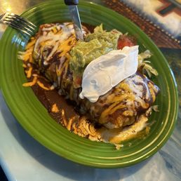 Smothered Rockfish Burrito