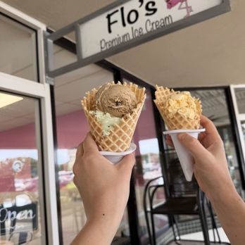 Flo's Premium Ice Cream - The homemade waffle cones are amazing! - Ice Cream & Frozen Yogurt Near Me - Ponte Vedra Beach, Florida Flo's Premium Ice Cream - The homemade waffle cones are amazing! - Ice Cream & Frozen Yogurt Near Me - Ponte Vedra Beach, Florida