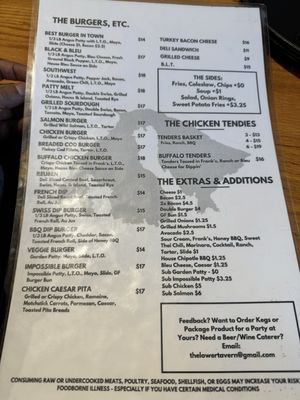 Menu photo 2 The Lower Tavern Eastsound, WA