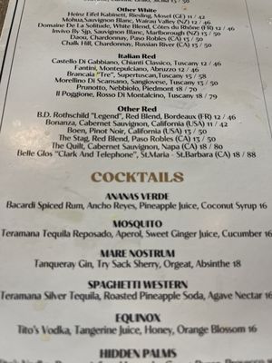 Menu photo 6 Taverna Toscana Bradenton, FL