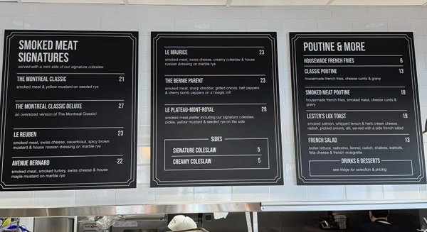 Menu photo 3 Lester's Deli Henderson, NV