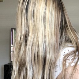 My hair after