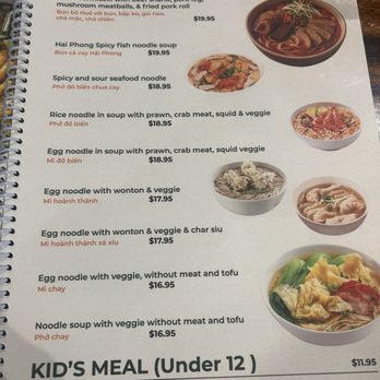 Pho Capital - Hot spicy soup menu page - Vietnamese Near Me - Richmond, British Columbia