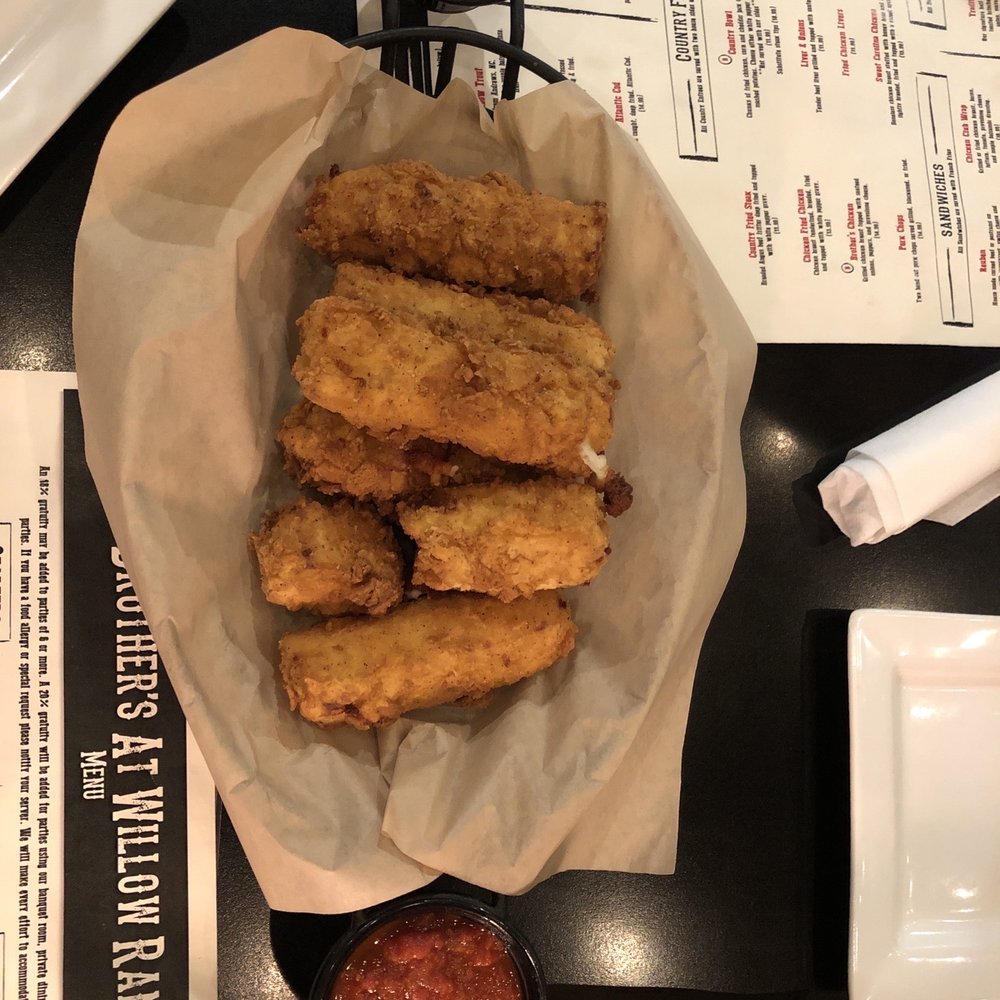 Brother's - Hand breaded mozzarella sticks! So delicious - American Near Me - Young Harris, Georgia Brother's - Hand breaded mozzarella sticks! So delicious - American Near Me - Young Harris, Georgia