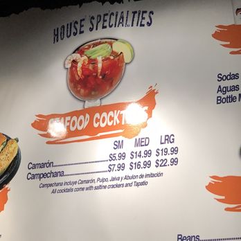 Taco Nazo - Menu- seafood - Mexican Near Me - Bellflower, California