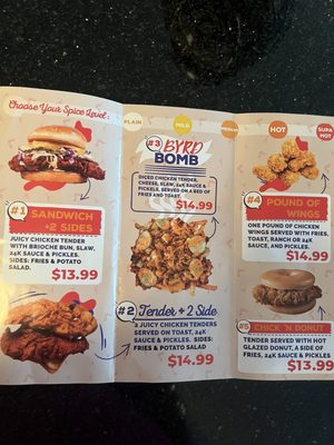 Menu photo 3 Byrd’s Hot Chicken Schaumburg, IL