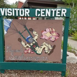 SmokeJumper Visitor Center - Missoula - The Visitor Center sign just outside the center.