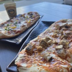 The Power Plant Cafe - Buffalo, chicken, flatbread, veggie flatbread, and Cortadito