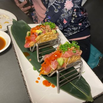 Sushi On Post Oak - Tuna Poke Tacos - Sushi Bars Near Me - Houston, Texas