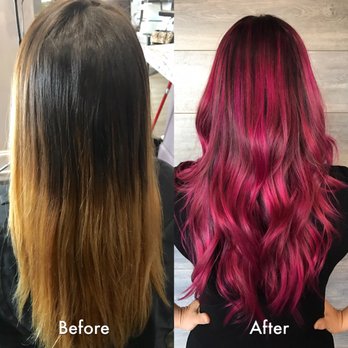 Aura Salon and Spa - How did I walk around with my hair looking like this for 2 months (from a different salon)!?! I am in LOVE with my new bright, fun hair!! - Hair Salons Near Me - Sandy Springs, Georgia Aura Salon and Spa - How did I walk around with my hair looking like this for 2 months (from a different salon)!?! I am in LOVE with my new bright, fun hair!! - Hair Salons Near Me - Sandy Springs, Georgia