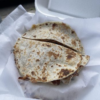 Las Palmas - a tortilla in a styrofoam container - Mexican Near Me - Pittsburgh, Pennsylvania