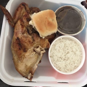 Pollo Tropical - Half chicken, rice and beans and biscuit. - Latin American Near Me - Kissimmee, Florida Pollo Tropical - Half chicken, rice and beans and biscuit. - Latin American Near Me - Kissimmee, Florida