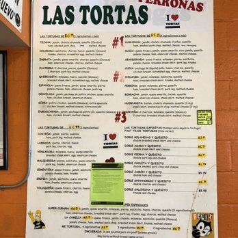 Las Tortas Perronas - You will find one you like ! - Mexican Near Me - Houston, Texas