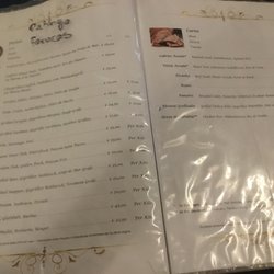 Chavila - Menu