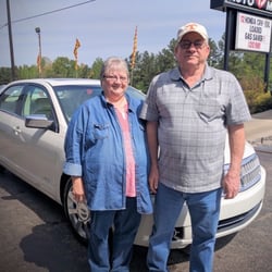 Teague-Noles 45 Auto Mart - 4-23-2016 ~ Joe and Sadie Downen rode in from Bolivar to get this cool Lincoln MKZ. Joe is a really neat guy...he has been si...