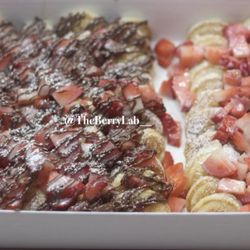 The Berry Lab - Mini pancakes topped with toppings