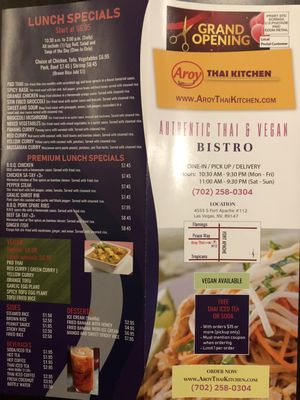 Menu photo 8 Aroy Thai Kitchen Las Vegas, NV Menu photo 8 Aroy Thai Kitchen Las Vegas, NV