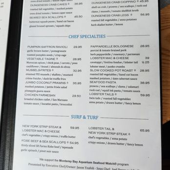 Moonraker Restaurant - Moonraker - Menu, fresh catch, dungeness crab, chef specialties, surf & turf - New American Near Me - Pacifica, California Moonraker Restaurant - Moonraker - Menu, fresh catch, dungeness crab, chef specialties, surf & turf - New American Near Me - Pacifica, California