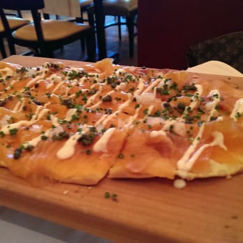 Bistro Niko - Smoked Salmon Flatbread - French Near Me - Atlanta, Georgia Bistro Niko - Smoked Salmon Flatbread - French Near Me - Atlanta, Georgia