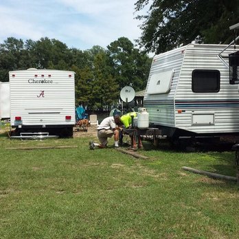 Lakeside Marina and Resort - This is owner & co trying to repair ac unit. - Resorts Near Me - Eutawville, South Carolina