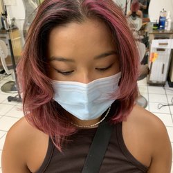 Coco Head Hair Studio - Light pink highlights