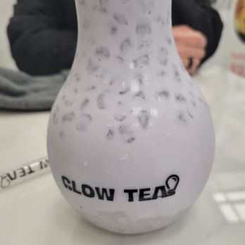 Glow Tea - Lychee Tea with Lychee and Coconut Jelly. - Bubble Tea Near Me - Tacoma, Washington