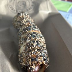 Chicken Dog Bagels - Dog log