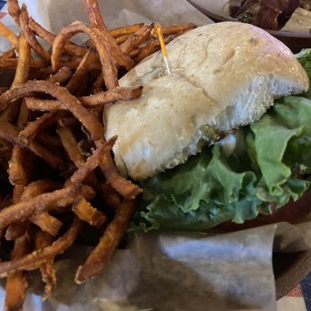 Humphrey Pete's - Mushroom Swiss burger Excellent - American Near Me - Early, Texas