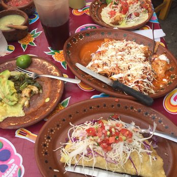 Mary's - Chicken empanada, chicken enchiladas, (partly eaten) Mary's taco and fish taco - Mexican Near Me - Villa Hidalgo, JAL Mary's - Chicken empanada, chicken enchiladas, (partly eaten) Mary's taco and fish taco - Mexican Near Me - Villa Hidalgo, JAL