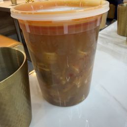 My to-go canister...the portions are huge?